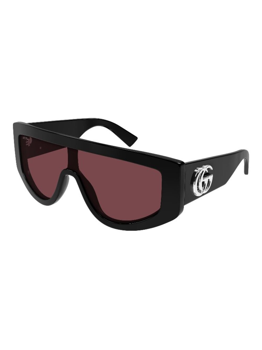 New Gucci Women's Sunglasses Black Red Lens Acetate Frame GG1950S 002 99